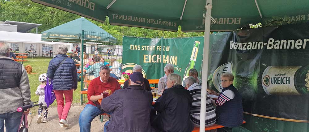 Ein Beliebter Treffpunkt War Der Bauernmarkt Im Vogelpark Viernheim