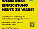Plakat KommAmLimit mit Pfeil - 2