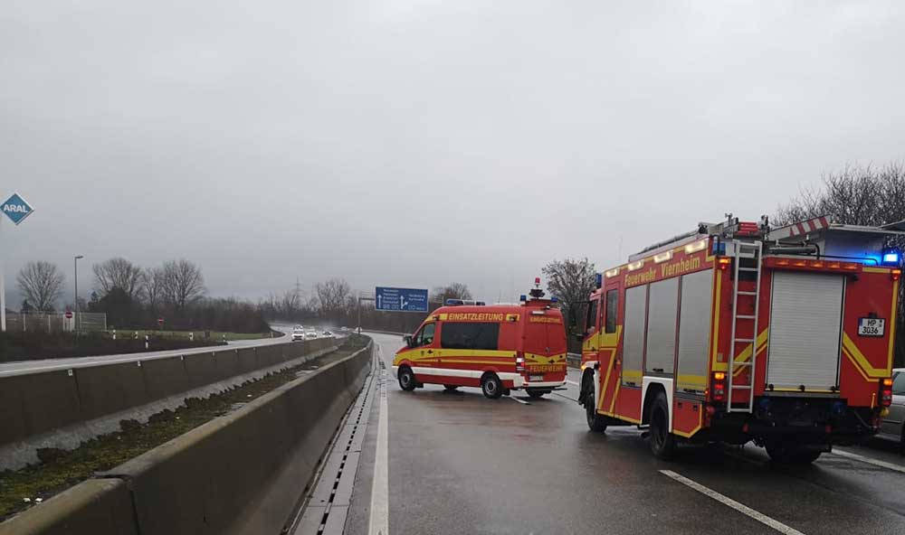 Weinheim A659 Fahrbahn Nach Unfall Blockiert Pressemitteilung Nr 1 Viernheim Online