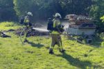 Angebranntes Essen und außer Kontrolle geratene Gartenfeuerwehr beschäftigt Weinheimer Feuerwehr