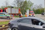 Viernheim: Verkehrsunfall zwischen Auto und Straßenbahn