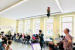 Orchester im Klassenzimmer in der Goetheschule