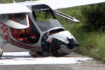 Mannheim-Neckarau: Ultraleichtflugzeug verunfallt bei Notlandung