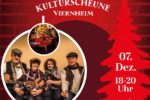 Lebendige Adventszeit:     Weihnachtliche Lieder mit Fiddler´s Red in der Kulturscheune