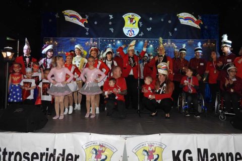 Monnemer Strosseridder luden zum Ordensfest ein- zahlreiche befreundete Vereine folgten gerne der Einladung