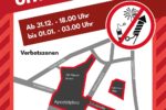 Amt für öffentliche Sicherheit und Ordnung:     Böllerverbot in der Viernheimer Innenstadt zu Silvester 2025/26
