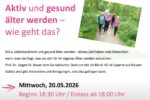 Kampagne „halloALTER“:     Aktiv und gesund älter werden – wie geht das?  –   Vortrag mit Prof. Dr. Jürgen M. Bauer am 20. Mai