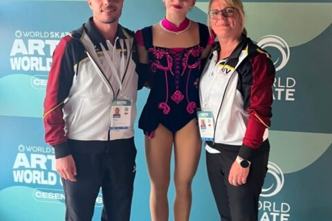 Vanessa Braun überzeugt beim Artistic World Cup Finale in Italien – ERC Viernheim-Läuferin erreicht starken fünften Platz gegen die Weltelite