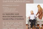 Kampagne „halloALTER“: Tipps im Pflegealltag – Sicher pflegen, Angehörige entlasten – Kostenloser Vortrag als Auftakt zu vier Praxisseminaren Viernheim