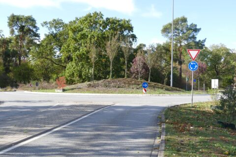 Amt für Stadtentwicklung und Umweltplanung:     Kreisverkehr an der Industriestraße/L3111 wird neu bepflanzt